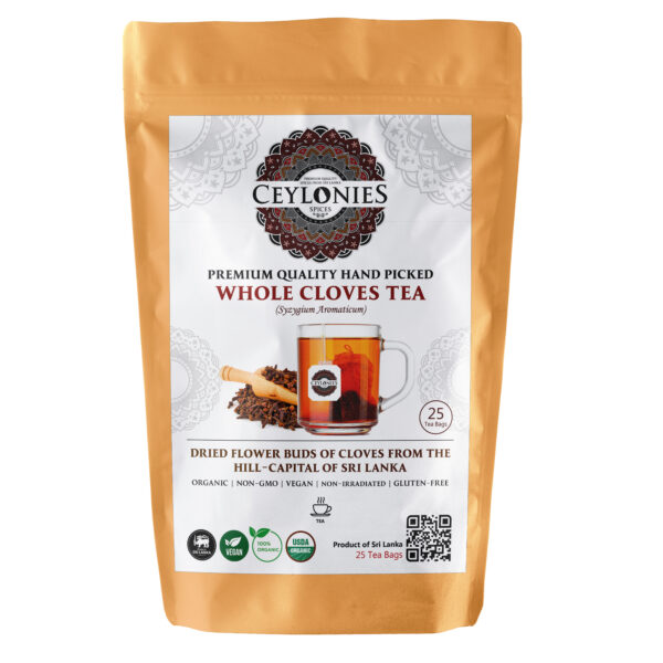 Organic Whole Cloves Tea 25Pc