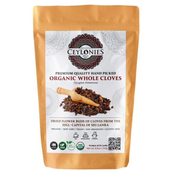 Ceylon Organic Whole Cloves 8.8Oz