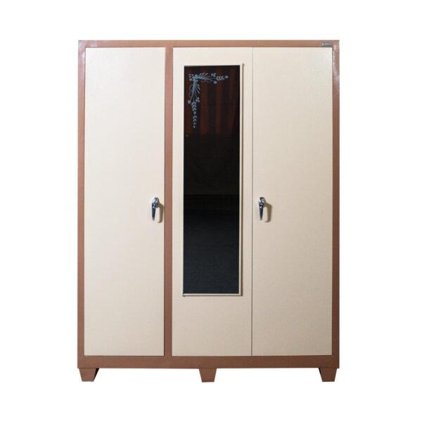 WARDROBE 3DOOR 6*5 POWDER COATED