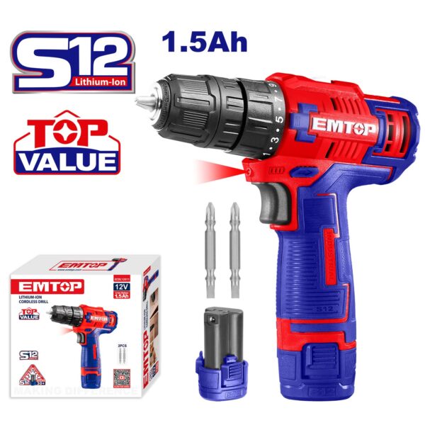 Lithium-ion cordless drill