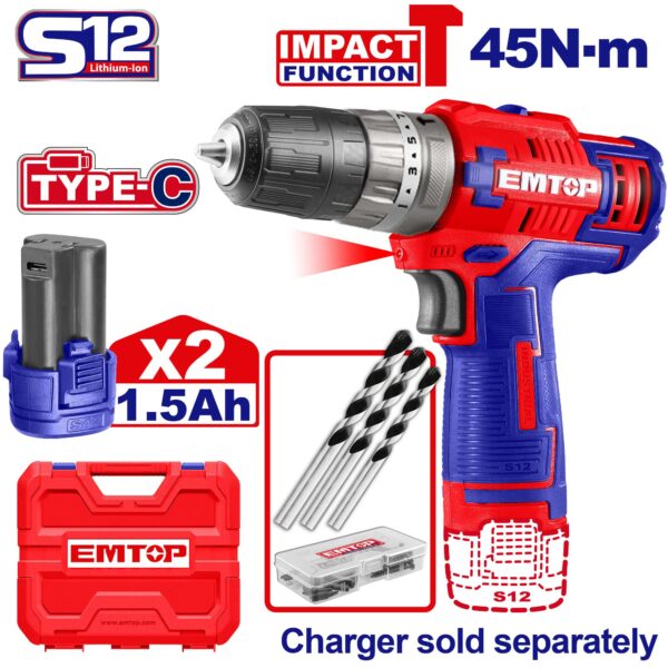 Lithium-Ion Impact Drill
