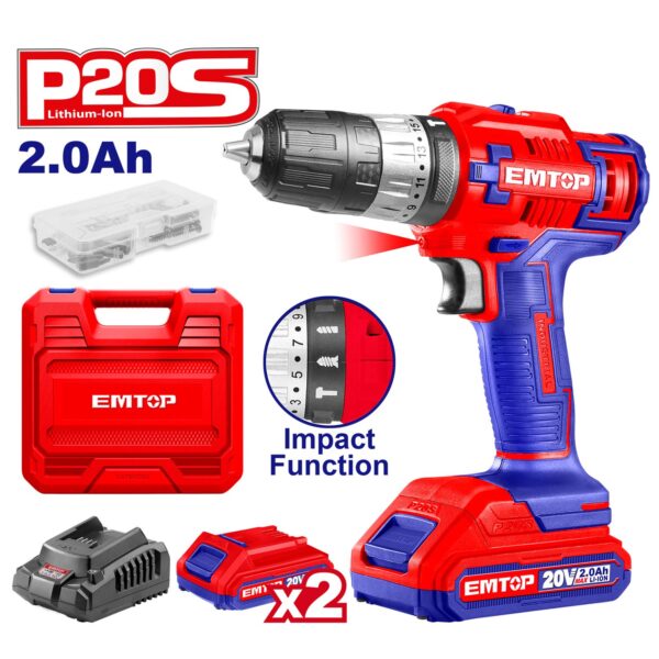 Lithium-ion impact drill