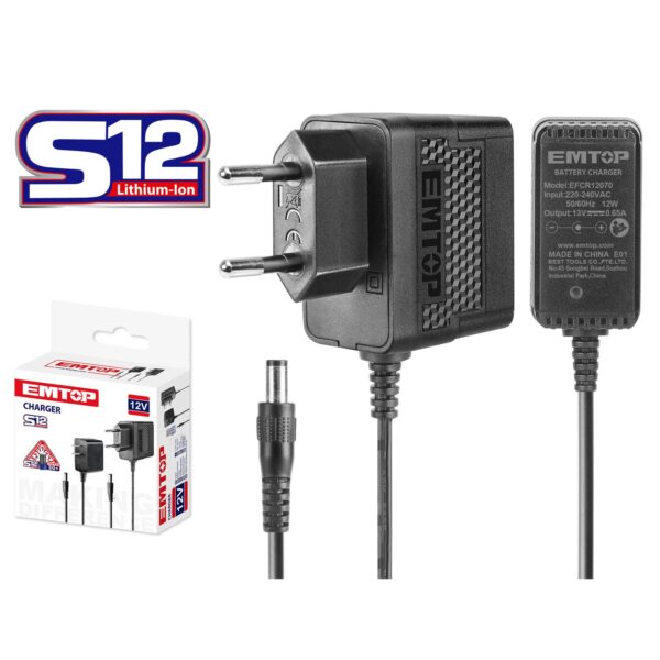 S12 Lithium-ion battery charger