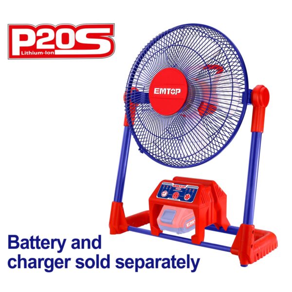 Lithium-ion fan
