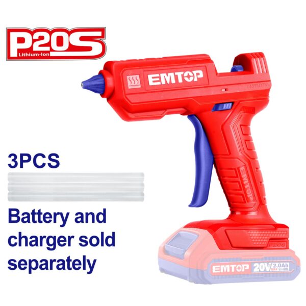 Lithium-ion glue gun