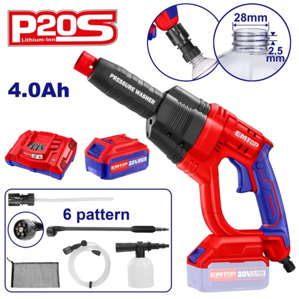 Lithium-ion pressure washer