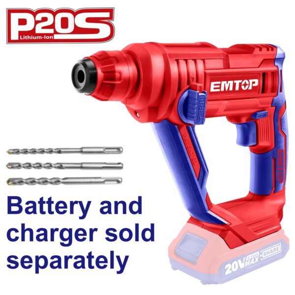 Lithium-ion rotary hammer