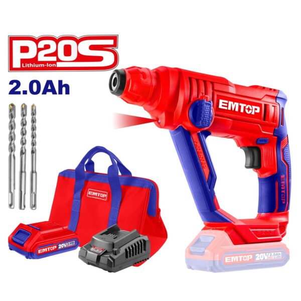 Lithium-ion rotary hammer