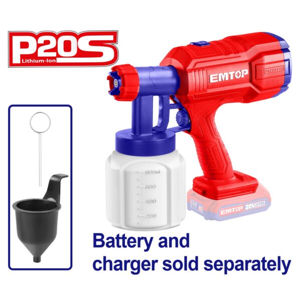 Lithium-ion spray gun