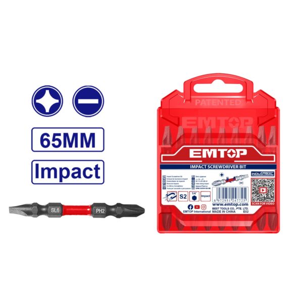 Impact screwdriver bits