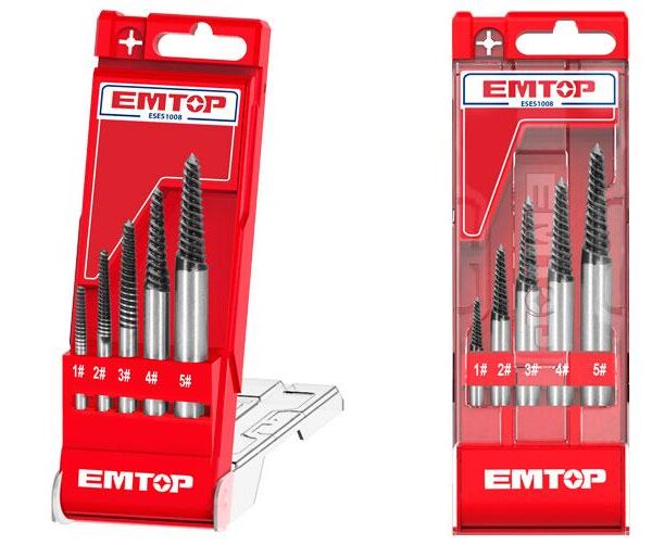 5 Pcs Screw Extractor Set