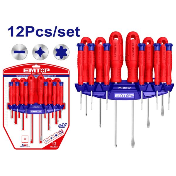 12 Pcs screwdriver and precision screwdriver set