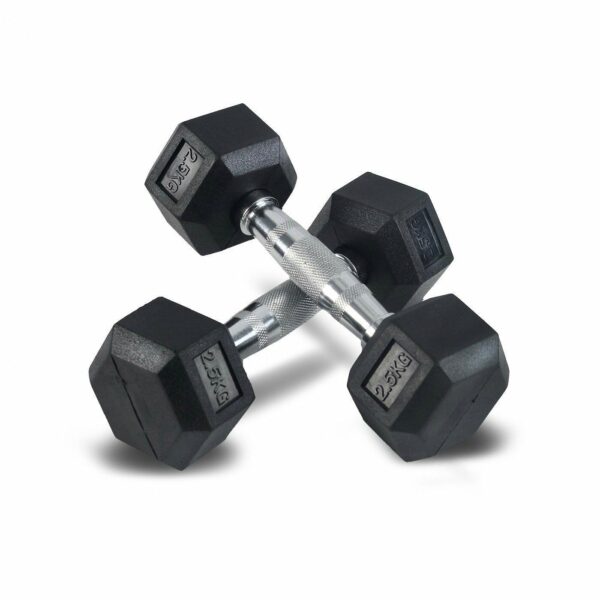 Rubber Dumbbell - 5kg