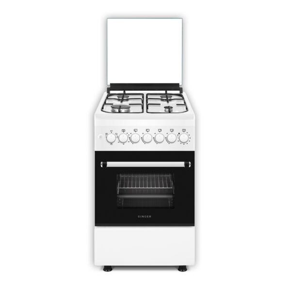 Singer Freestanding Oven With 4 Gas Burners 56L, Electric