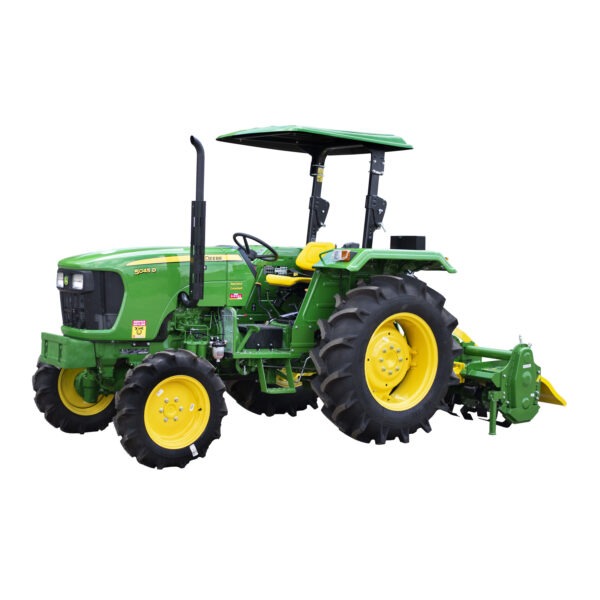 John Deere Tractor With Rotavator