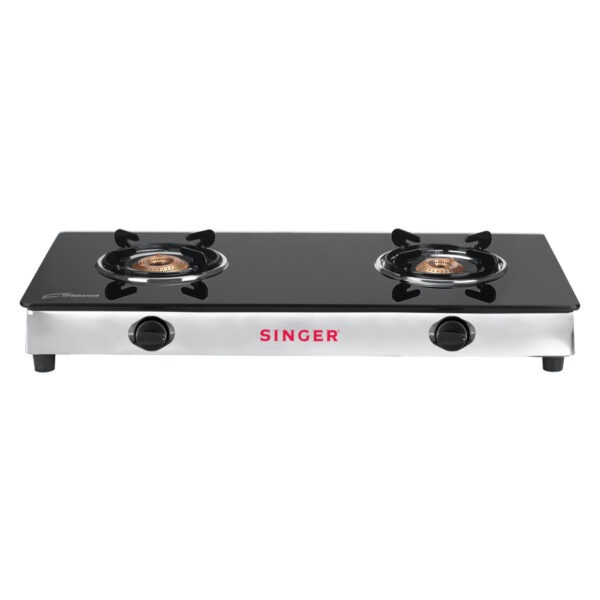 Singer Double Burner Glass Top Gas Cooker