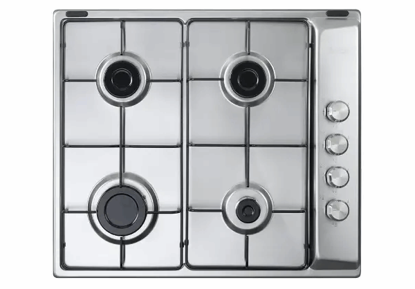 ELBA Hob 4 Gas Burner Gas with Safety 60CM - Stainless Steel